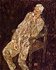 Man Canvas Paintings - Portrait of an Old Man Johann Harms